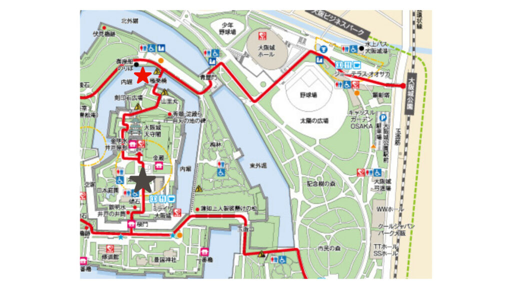大阪城公園MAP