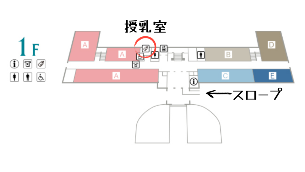 ミライザ大阪城1階フロアマップ